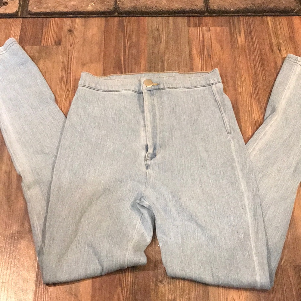 Forever 21 Light Blue Leggings